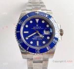 Top End Replica Rolex Submariner Smurf Blue Ceramic Watch Noob Factory 11 V10 Swiss 3135_th.jpg